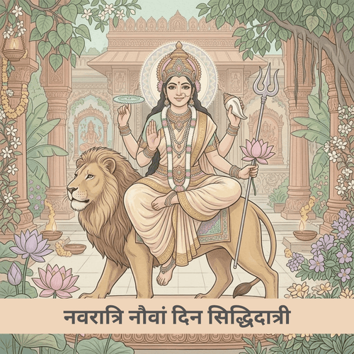 नवरात्रि नौवां दिन सिद्धिदात्री