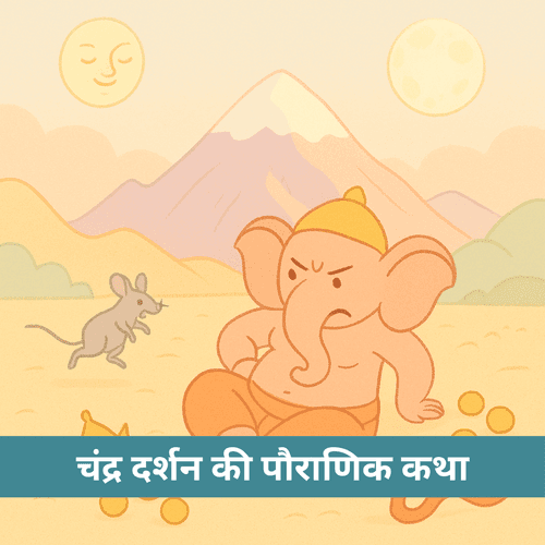 चंद्र दर्शन की कथा: गणेश जी का श्राप और श्रीकृष्ण की स्यमंतक मणि