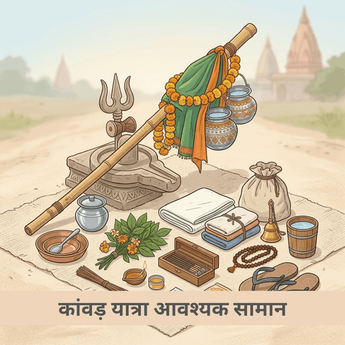 कांवड़ यात्रा आवश्यक सामान