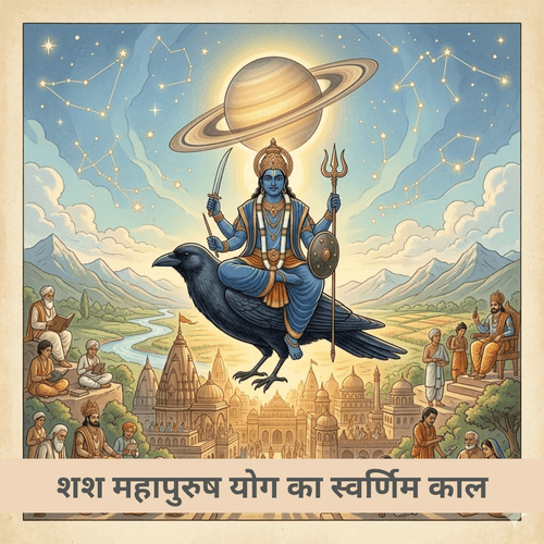 शश महापुरुष योग का स्वर्णिम काल