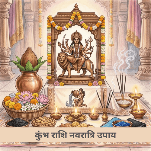 कुंभ राशि नवरात्रि उपाय