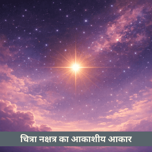 चित्र नक्षत्र का आकाशीय आकार: कन्या-तुला क्षेत्र में एक उज्ज्वल सितारा