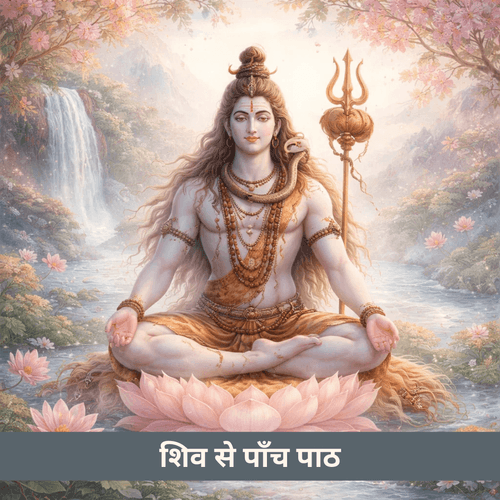 भय और संदेह पर विजय पाने के लिए शिव से पाँच पाठ