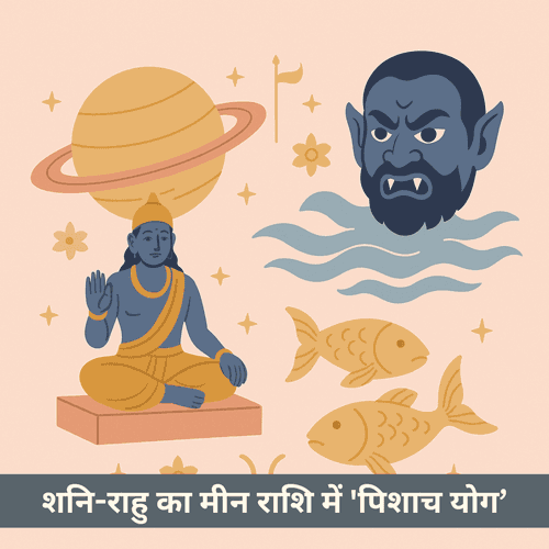 क्या शनि और राहु का मीन राशि में 'पिशाच योग' आपके कर्मों की अग्निपरीक्षा लेगा? (29 मार्च - 18 मई 2025)