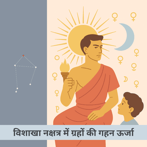 विशाखा नक्षत्र में ग्रहों की गहन ऊर्जा और उसका जीवन पर प्रभाव
