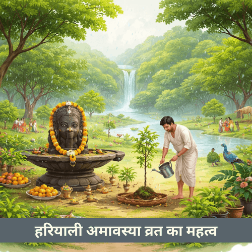 हरियाली अमावस्या व्रत का आध्यात्मिक महत्व और हरित परंपराएँ