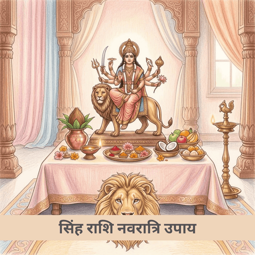 सिंह राशि नवरात्रि उपाय