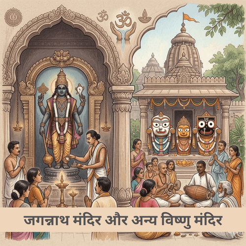 जगन्नाथ मंदिर और अन्य विष्णु मंदिरों के बीच का भेद