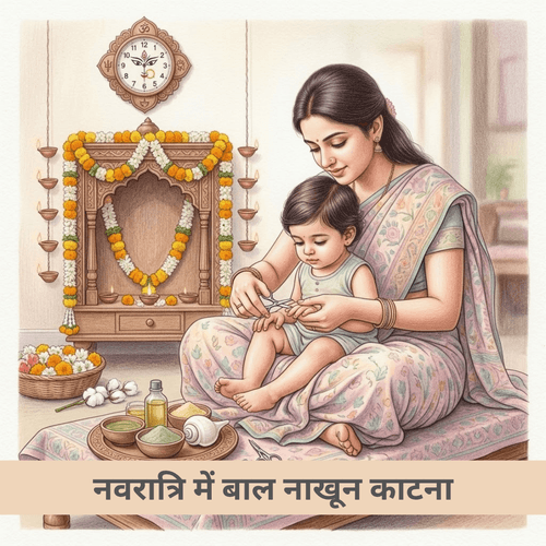 नवरात्रि में बाल नाखून काटना