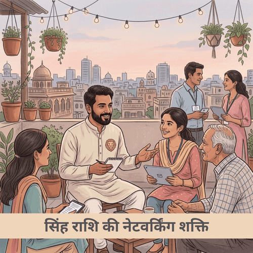 सिंह राशि की नेटवर्किंग शक्ति