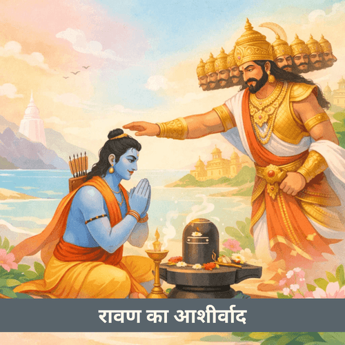 रावण ने राम को आशीर्वाद दिया: जब शत्रु ने भी विजय की राह बनाई