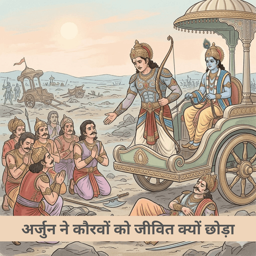 अर्जुन ने कौरवों को जीवित क्यों छोड़ा