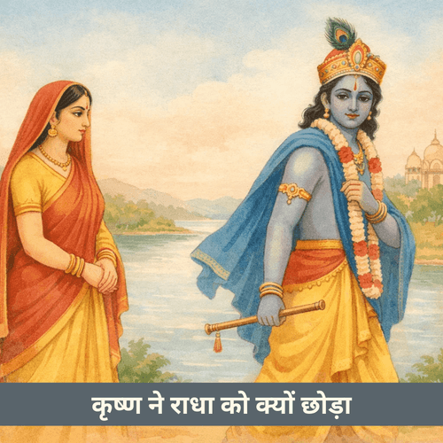 कृष्ण ने राधा को क्यों छोड़ा: शाश्वत प्रेम के लिए दिव्य विरह