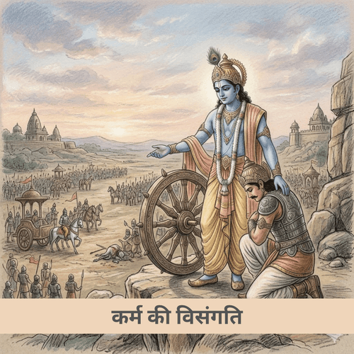 कर्म की विसंगति पर श्रीकृष्ण का परम सत्य
