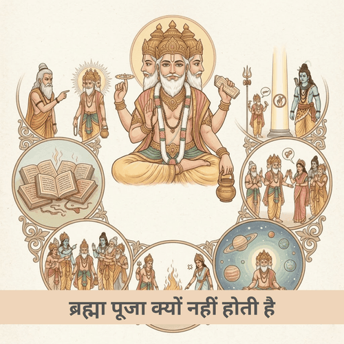 ब्रह्मा पूजा क्यों नहीं होती है सात कारण