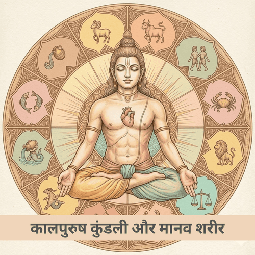 कालपुरुष कुंडली और मानव शरीर का दिव्य संबंध