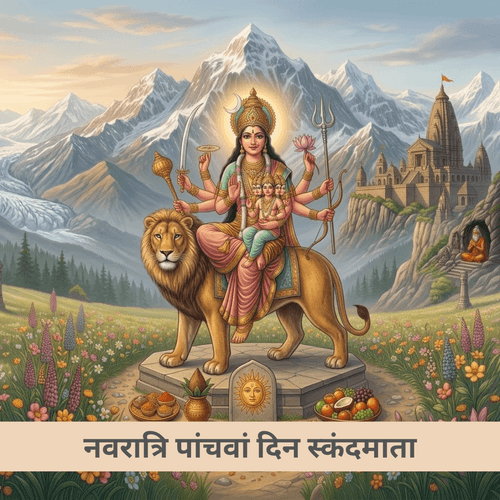 नवरात्रि पांचवां दिन स्कंदमाता