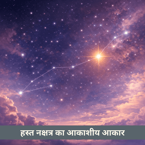 हस्त नक्षत्र का आकाशीय आकार: कन्या राशि में एक सटीक ज्यामितीय रूप
