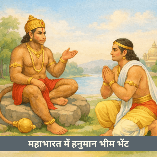 महाभारत में भीम और हनुमान की दिव्य मुलाकात