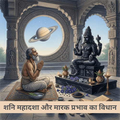 शनि महादशा और मारक प्रभाव का विधान