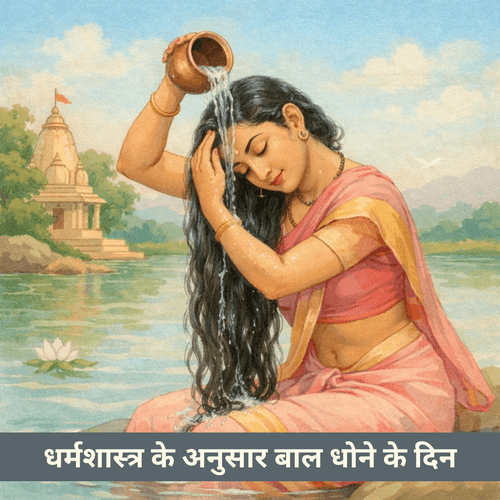 हिन्दू धर्मशास्त्र के अनुसार बाल धोने के शुभ और अशुभ दिन