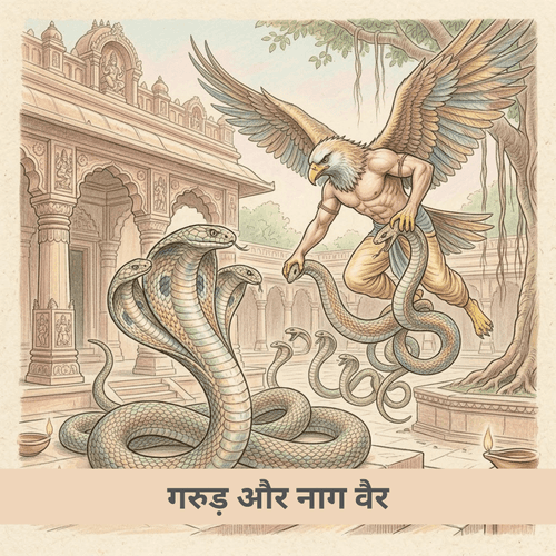 गरुड़ और नाग वैर
