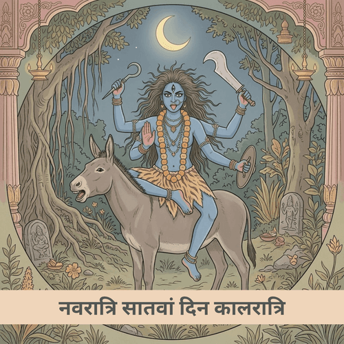 नवरात्रि सातवां दिन कालरात्रि