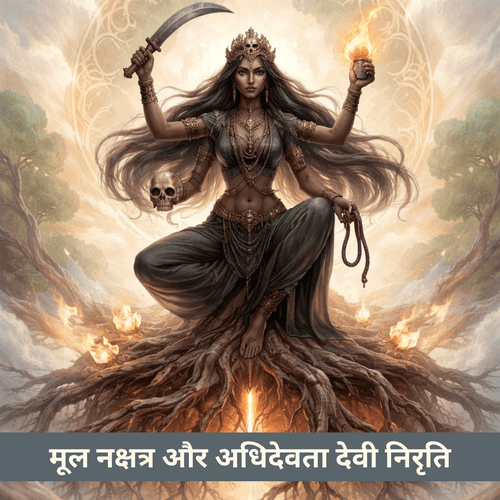 मूल नक्षत्र और निरृति देवी: विघटन, सत्य और आंतरिक परिवर्तन की यात्रा