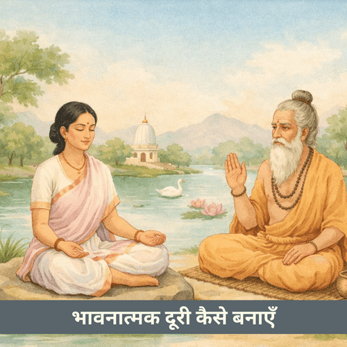 बिना ठंडे बने भावनात्मक दूरी कैसे बनाएँ वेदांत का मार्ग