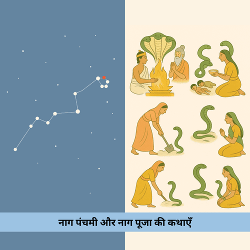 नाग पंचमी और नाग पूजा की कथाएँ - उत्पत्ति, दूध चढ़ाने की परंपरा और अभयदान का रहस्य