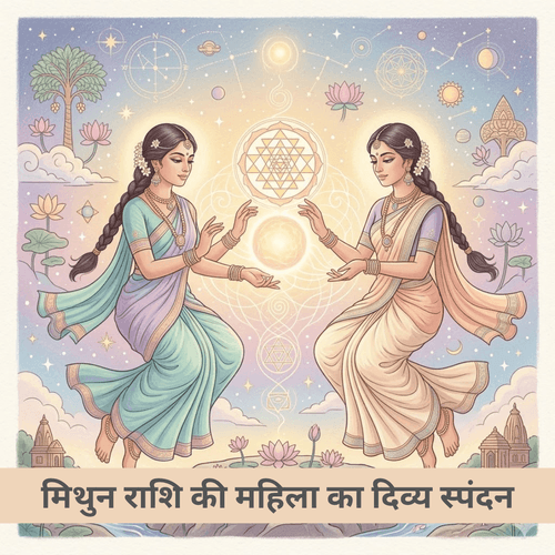 मिथुन राशि की महिला का दिव्य स्पंदन
