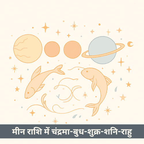 क्या मीन राशि में चंद्रमा बुध शुक्र शनि और राहु की पंचग्रही युति आपका भाग्य विसर्जित करेगी?