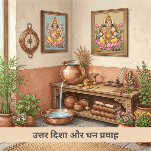 उत्तर दिशा और धन प्रवाह