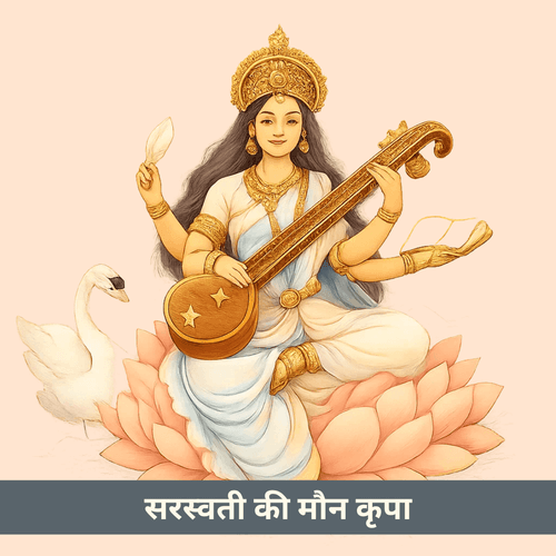 सरस्वती की मौन कृपा: शब्दों का स्मरण नहीं बल्कि ज्ञान की अनुभूति