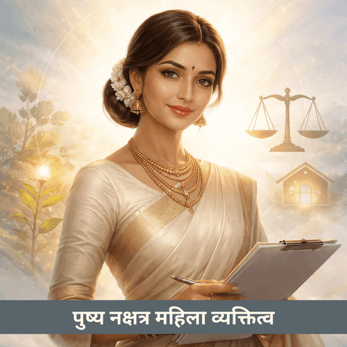 पुष्य नक्षत्र महिला: शांत शक्ति और जिम्मेदारी का प्रतीक