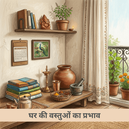 घर की वस्तुओं का प्रभाव