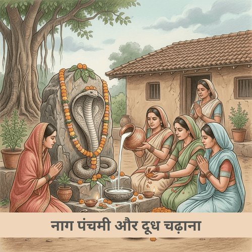नाग पंचमी और दूध चढ़ाना