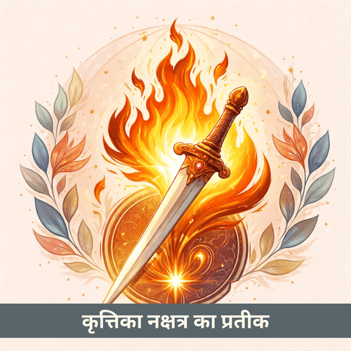 कृत्तिका नक्षत्र का प्रतीक अग्नि और धार: जो असत्य को जलाकर सत्य को तेज करता है