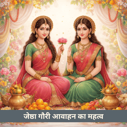 ज्येष्ठा गौरी आवाहन: आध्यात्मिक महत्व और पारिवारिक परंपरा