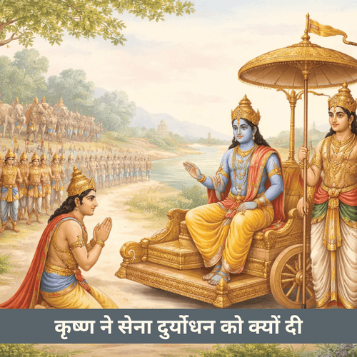 कृष्ण ने सेना दुर्योधन को क्यों दी