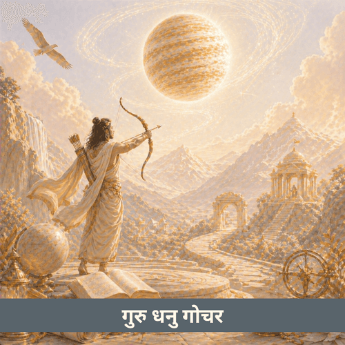 धनु राशि में गुरु गोचर: धर्म, दर्शन और सौभाग्य का उदय