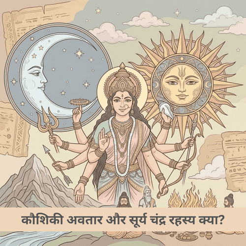 कौशिकी अवतार और सूर्य चंद्र रहस्य क्या?