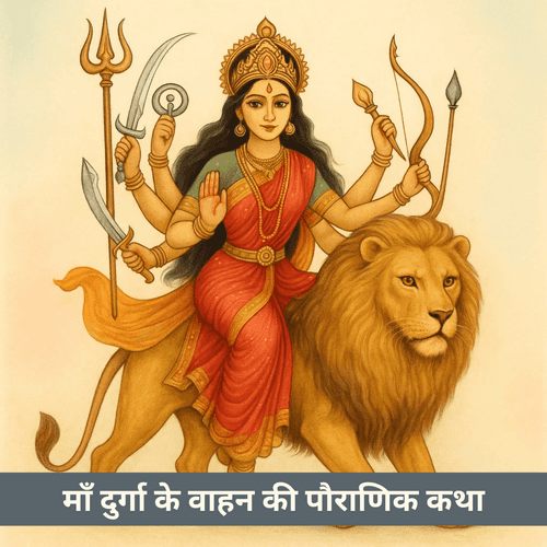 माँ दुर्गा के वाहन की पौराणिक कथा: कैसे सिंह उनका दिव्य साथी बना