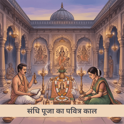 संधि पूजा का पवित्र काल