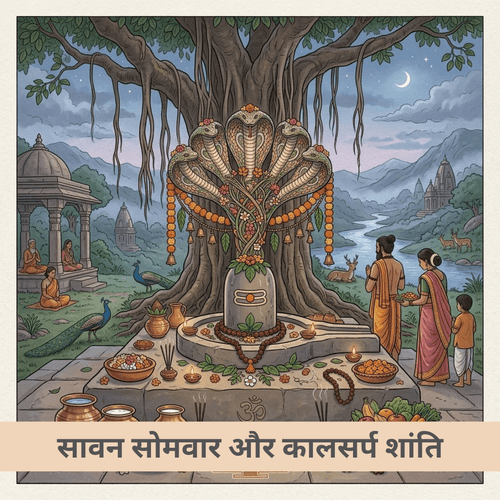 सावन सोमवार और कालसर्प शांति