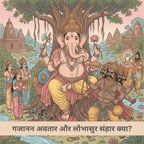 गजानन अवतार और लोभासुर संहार क्या?
