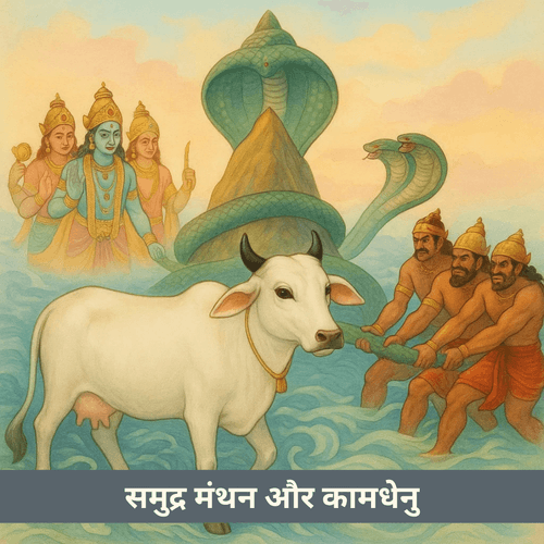 समुद्र मंथन और कामधेनु: प्रचुरता की गाय के पीछे की पौराणिक कथा