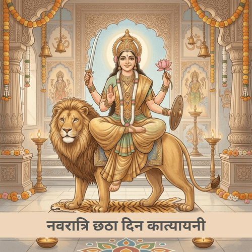 नवरात्रि छठा दिन कात्यायनी