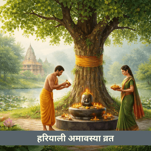 हरियाली अमावस्या व्रत और पीपल पूजा की कथा