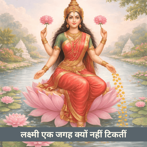 लक्ष्मी एक स्थान पर अधिक देर क्यों नहीं ठहरतीं